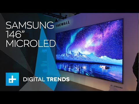 Samsung 146-inch MicroLED 4K TV and 85-inch 8K